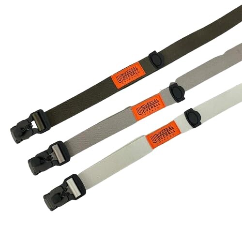 UNIVERSAL OVERALL FIDLOCK社製バックル ナイロンベルト グレー