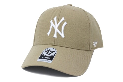 47 Brand (フォーティーセブンブランド) キャップ 47 MVP NEW YORK YANKEES ニューヨーク ヤンキース KHAKI Free Size