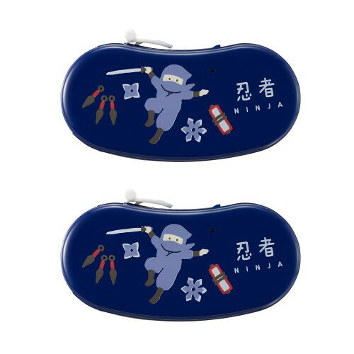 プラス テープのり 日本のお土産シリーズ ノリノビーンズ 忍者 2個入り TG-0810-J 54-528×2