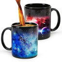 MUGKISSふたご座ホット星座カップ11 oz、ふたご座コーヒーカップ、Starryセラミックカメレオンカップ、5-6月マジックプレゼント
