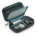 Yinke ケース対応 パナソニック(Panasonic) メンズ電気シェーバー ER-GK82-K/ES-LT2C-K/ES-LT2C-W、フィリップス 5000 シリーズ、ブラウン シリーズ9、収納ケース 保護カバー バッグ(ブラック)