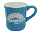 Rainbow DRIVE-IN ロゴマグカップ (ブルー) レインボードライブイン ロゴ マグカップ コーヒーカップ 日本製