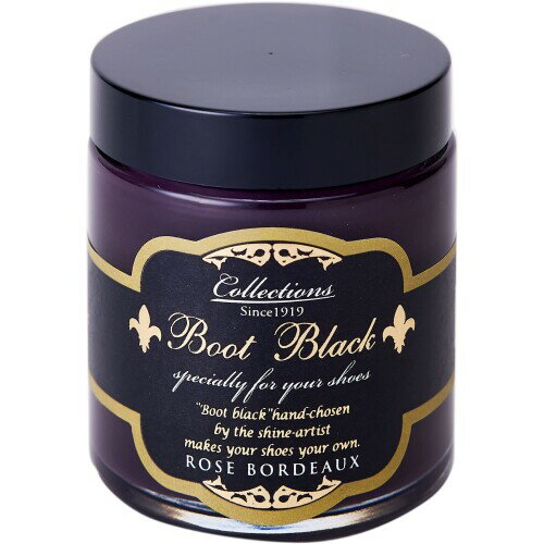 (ブートブラック) 靴磨き COLLECTIONS SHOE CREAM ローズボルドー 85g
