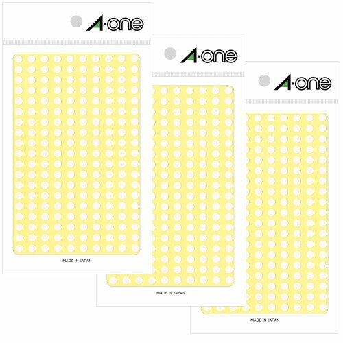 ������� A-one ���顼��٥� �� �ݷ� 5mm 9������ 3�ĥ��å� EC07070-3