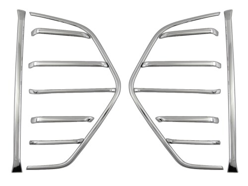 BRIGHTZ いすゞ コモ・バン JVN2E26 超鏡面ステンレスメッキフォグライトモール 14PC 26 コモバン コモ バン いすず