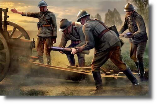 FTF 1/72 ポーランド 騎馬砲兵 12体入 プラモデル PF72084