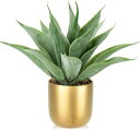 Villa Como フェイクグリーン インテリアグリーン アガベ 人工 観葉植物 多肉植物 卓上 鉢植え 小型 エアプランツ テーブルデコレーション 造花 お...