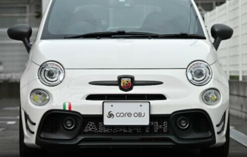 core OBJ Towing Hook Cover Tricolor Decal Set for ABARTH フロント リア 牽引フックカバー トリコロ..
