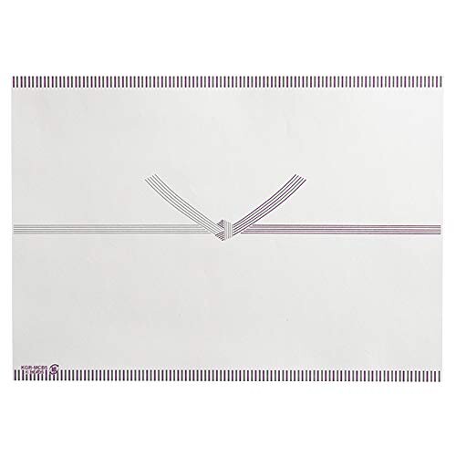 ヘッズ 日本製 掛け紙 25.7×18.2cm 白 30枚 弔事 結び切リ B5 HEADS KGR-MCB5