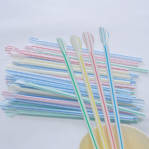 サンナップ まとめ買い かき氷用 スプーンストロー 21cm 1000本入(500本×2箱)