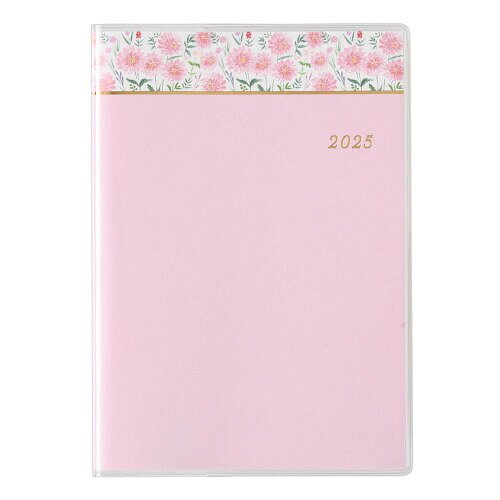 9879 4月始まりペイジェムマンスリーA6-iアイダにメモ日曜(ピンク)