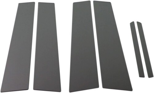 BRIGHTZ マークII 110 115 超鏡面ステンレスブラックメッキピラーパネル バイザー有用 6PC GX110 GX115 JZX110 JZX115 GX JZX X110 X 115 マーク II 2 マーク2 セダン