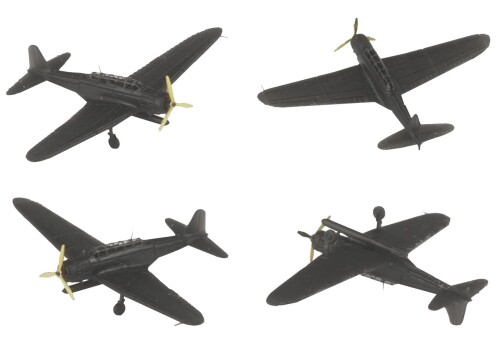 シードホビー 1/700 第2次世界大戦 日本海軍 九七式艦上攻撃機 6機セット 3Dプリンター製 レジンキット..