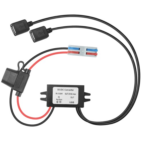 Mzhou 15W 両方 USB 車の充電器 8-32V への 5V 3A DC-DC のコンバーター、トラック/RV/ボート/重い装置のための防水電圧調整器（証明されるセリウム）