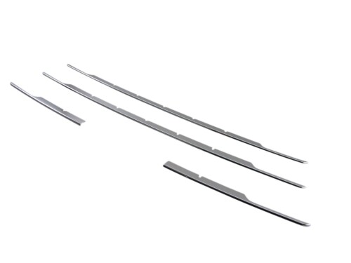 BRIGHTZ ライトエースバン 402 412 超鏡面ステンレスメッキフロントバンパーモール 4PC フロントグリルモール ロアグリルモール S402M S412M S402 S412 ライトエース バン 27735