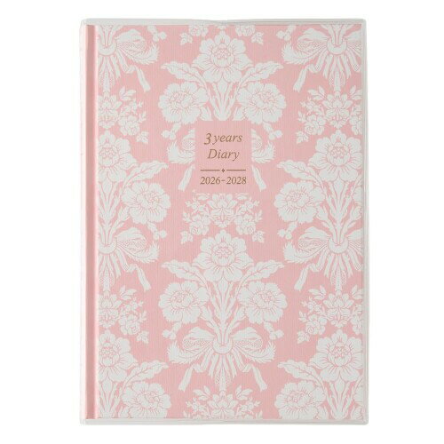 能率 ペイジェム 日記 2026年 A5 メモリー 3年連用 ローラアシュレイ タットン 8631 (2026年 1月始まり)