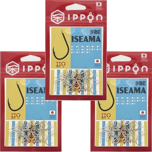 IPPON (一本) 伊勢尼 8号 サビナスコート 42本入 3袋セット