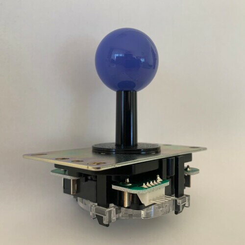 三和電子 基板タイプ ジョイスティック レバー ダークブルー 平鉄板 シャフトカバー付 JLX-TP-8YT-SK-DB