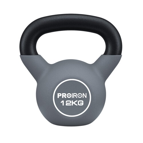 PROIRON ケトルベル ネオプレン kettlebell 一体型鋳鉄製 ?? 鉄アレイ ケトル 12kg 重り ケトル