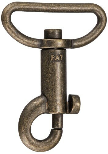 イチネンアクセス ファミリーツール(FAMILY TOOL) 小鉄砲ナスカン #OK203 (内幅30mm) アンティークゴールド 1個入 56822