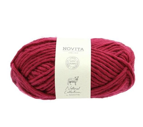 NOVITA ノヴィタ ノビータ 秋冬毛糸 『HYGGE WOOL 580番色 レッド』