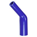 X AUTOHAUX シリコンホース シリコンパイプ ラジエーターホース 1個 内径19-32mm 長さ102mm エルボ45度 ブルー車 建設機械 工業用 ク...