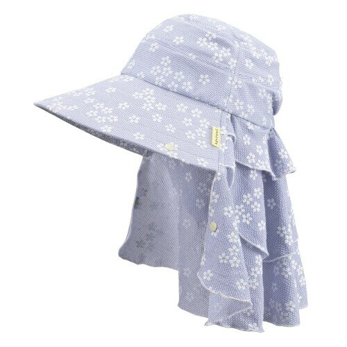 (あぐるみ) 農作業帽 ふわさらガーデンハット 梅雫パープル