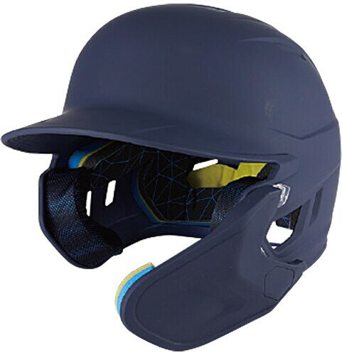 ローリングス(Rawlings) 野球 大人用 硬式用 MACH ヘルメット アジャスト 顎ガード付き(艶消し) 左打者用 MA07S ネイビー サイズ フリー ヘルメット専用袋付属