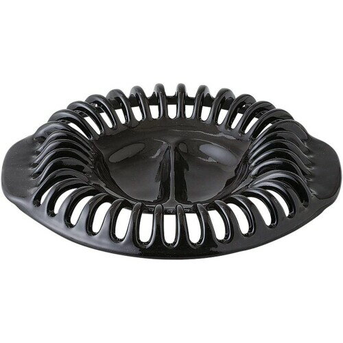 CtoC JAPAN Select 低カロリー おつまみ レンジ ブラック 20.5×19.5cm ノンオイル チップスクッカー 75..