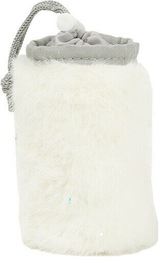 (ビバハート) ゴルフ バッグ L-フェイクファーボールポーチ 01382862 オフホワイト