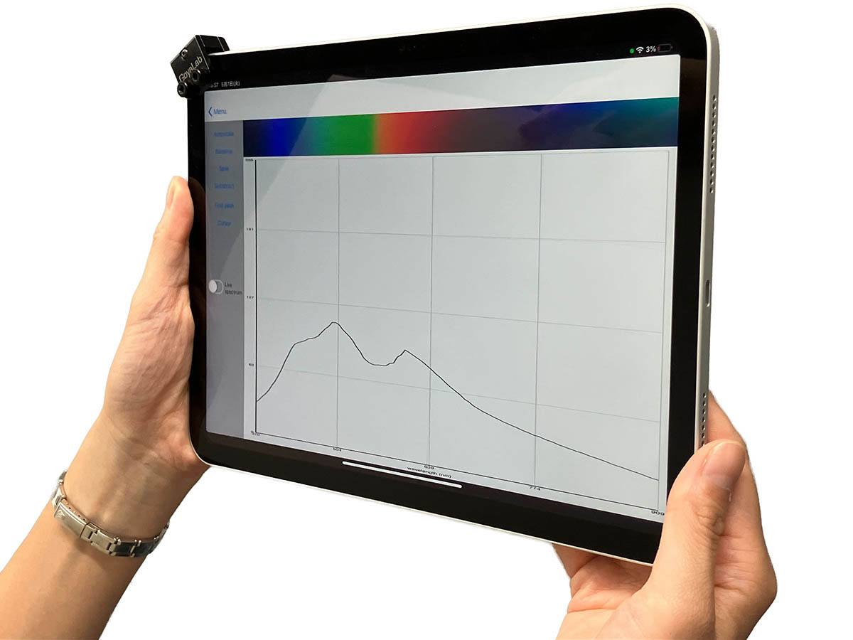 小型 分光計 Go Spectro スマートフォン対応