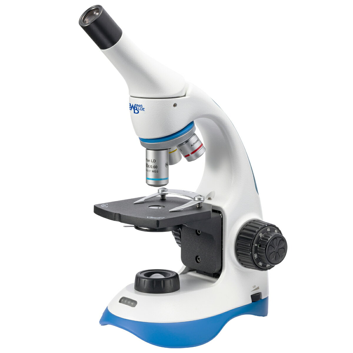 生物 顕微鏡 ウィングブルーII WB600-M2 Mステージモデル ナリカ D21-4242