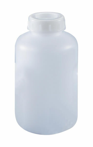 ポリ 広口瓶 1000mL PE 中栓付 WP-1000