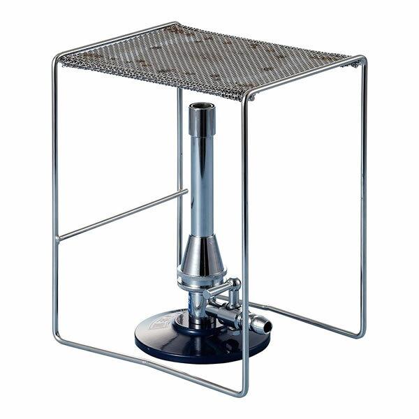 ●ステンレス製のスタンドにステンレス金網が溶接されたガスバーナー用スタンドです。 ●スタンドから金網がずれることがないため、実験中の安全対策に効果的です。 ※写真のガスバーナーは商品に含まれません。 ＜仕様＞ コード：ケニス　1-137-0...