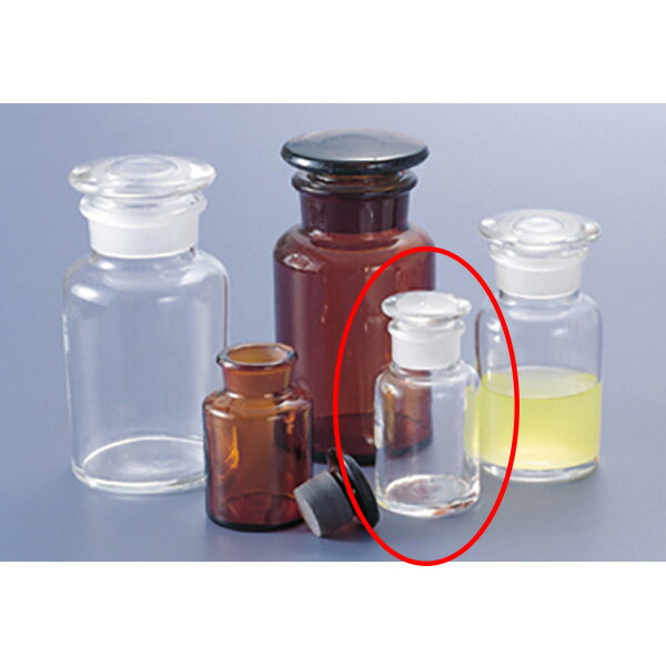 Rakuten - 広口 試薬瓶 透明 60mL 共栓付