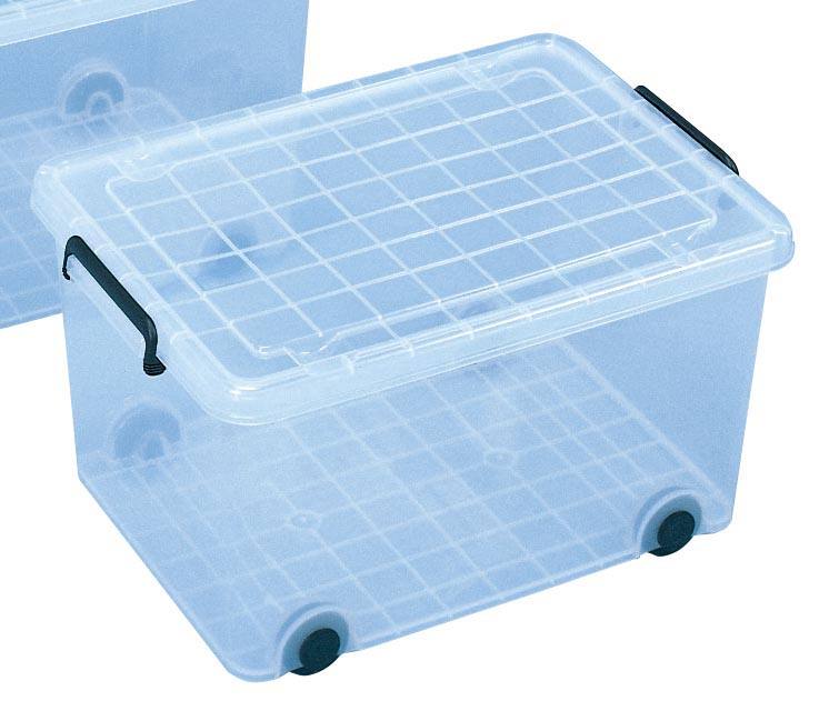 キャスター付 ボックス 52L インロック 350M ハーフ