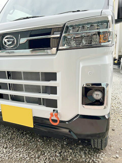 [牽引フック]S700#,L710# アトレー_R3/12〜(フロント)用レーシングフック(可倒タイプ)