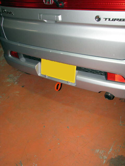 [牽引フック]JB1,JB2,JB3,JB4 ライフ・ダンク_H10/10〜H15/9(リア)用レーシングフック(固定タイプ)