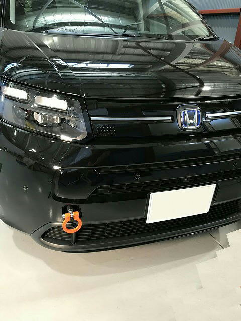 [牽引フック]GT# フリード_R6/6〜(フロント)用レーシングフック(可倒タイプ)