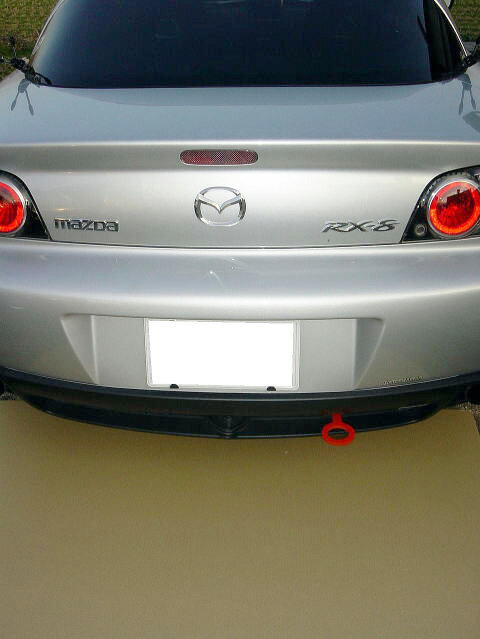 [牽引フック]SE3P RX-8 / MC前_H15/4〜H20/7(リア)用レーシングフック(固定タイプ)