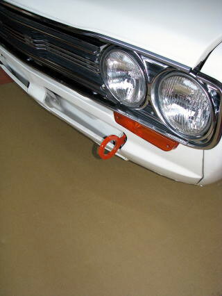 [牽引フック]P510 ブルーバード_S42/8〜S48/1(フロント)用レーシングフック(固定タイプ)