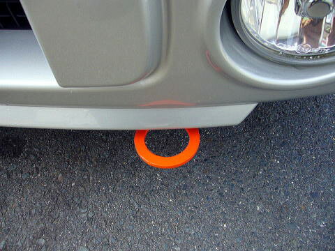 [牽引フック]HE21S アルトラパン_H14/1〜H20/11(フロント)用レーシングフック(固定タイプ)