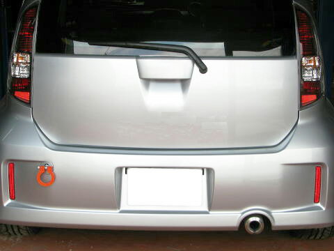 [牽引フック]C10,C15系 パッソ_H16/6〜H22/2(リア)用レーシングフック(可倒タイプ)