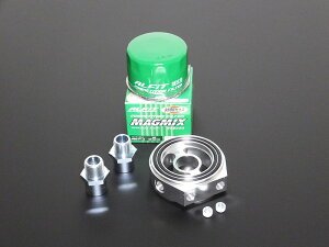 [ALFIT]RS13 180SX(CA18DET / TURBO)用オイルブロック＆専用ネオジウムオイルフィルター