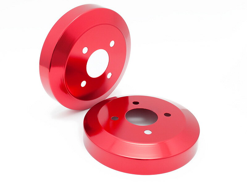 [Mars]S700V,S710V アトレー・デッキバン(リア)用アルミドラムカバー(レッド)[DCD-004]