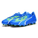 ▼SPEC 【種別】 サッカースパイク 【メーカー名】 プーマ（puma） 【割引率】 50%OFF 【カラー】 ウルトラブルー×プーマホワイト 【アッパー】 合成樹脂 【アウトソール】 合成底 【特徴】 リニューアルされたウルトラのミッドモデル ・アッパーには薄くて柔らかいウーブン素材を使用 ・アウトソールにはPebaxとポリウレタンを使用し優れた安定感と強度を備える ・甲の部分の緑のデザインでございますが、実際の商品は画像ような目立つかんじではなく、もっと暗い緑で目立っていません。 価格について：メーカー希望小売価格はメーカーサイトに基づいて掲載しています。メーカーサイトの該当ページ