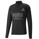 プーマ puma FUSSBAL PARK トレーニングトップ ブラック 657791-05 サッカージャージ メンズ トレーニングトップ