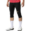 ミズノ mizuno PRO トレーニング 3/4 トレーニングパンツ ブラック p2mdc03709