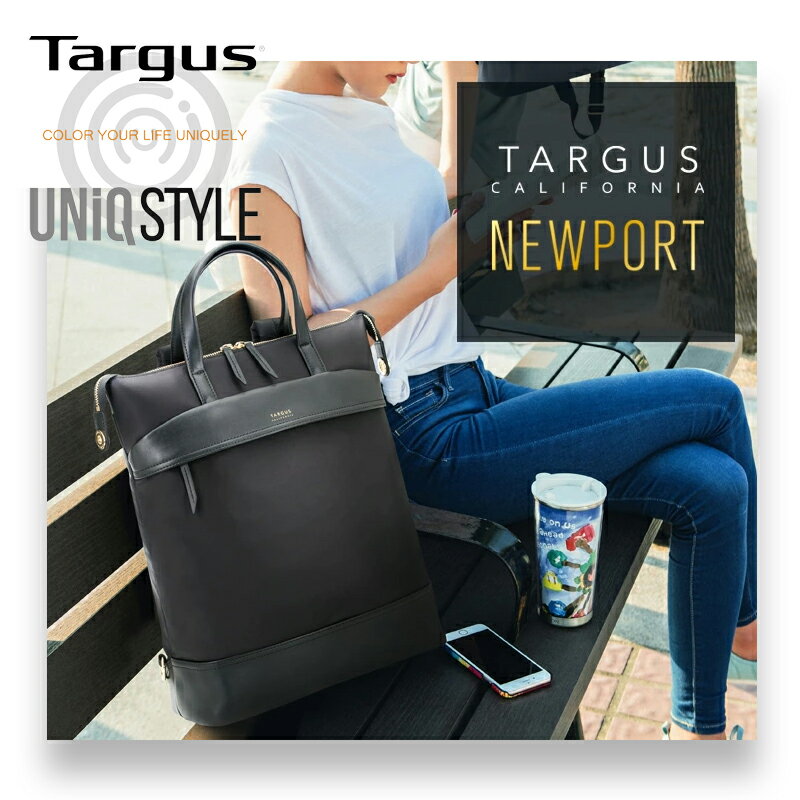 【100カ国で累計3億個達成】Targus (ターガス) レディース バックパック Newport 15 Laptop Convertible Tote Backpack ビジネスバック 通勤 ショルダーバック TSB948GL-72ノートPC収納バック