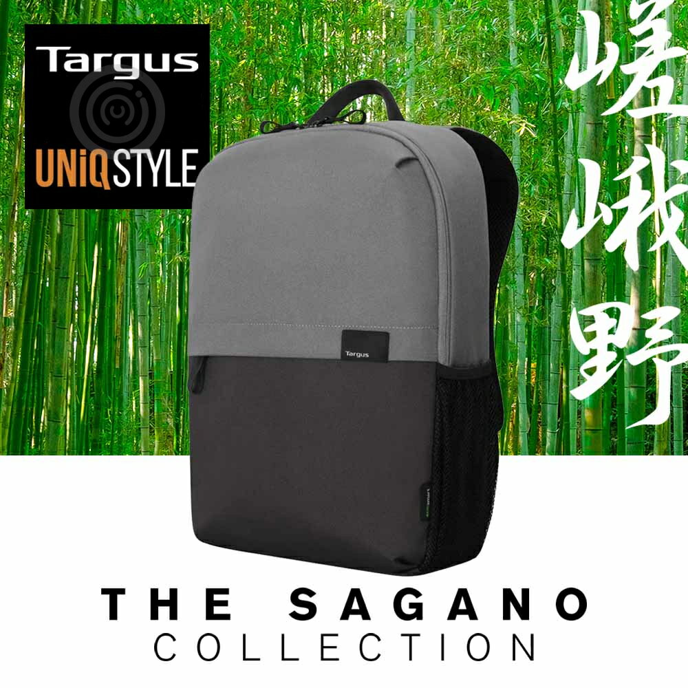 ビジネスバッグ ノートPC収納 保護 Targus (ターガス) 容量20L カジュアルバッグ メンズ 通勤 軽量 リュック 15.6インチ対応 キャリングバック 15.6" Sagano EcoSmart Campus Backpack Grey ショルダーバック